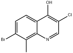 7-Bromo-3-chloro-4-hydroxy-8-methylquinoline