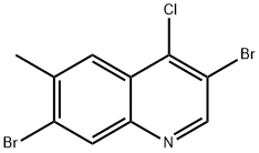 4-Chloro-3,7-dibromo-6-methylquinoline