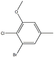 1-溴-2-氯-3-甲氧基-5-甲基苯