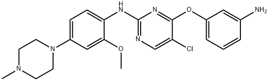 4-(3-氨基苯氧基)-5-氯-N-(2-甲氧基-4-(4-甲基哌嗪-1-基)苯基)嘧啶-2-胺