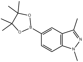 1,3-二甲基-5-(4,4,5,5-四甲基-1,3,2-二氧硼杂环戊烷-2-基)-1H-吲唑