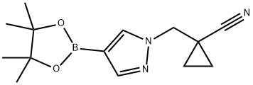 1-[[4-(4,4,5,5-TETRAMETHYL-1,3,2-DIOXABOROLAN-2-YL)-1H-PYRAZOL-1-YL]METHYL]CYCLOPROPANECARBONITRILE