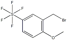 2-Methoxy-5-(pentafluorosulfur)benzylbromide