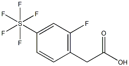 2-Fluoro-4-(pentafluorosulfur)phenylaceticacid