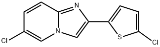 6-chloro-2-(5-chlorothiophen-2-yl)imidazo[1,2-a]pyridine