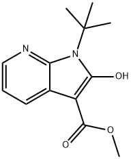 1-叔丁基-2-羟基-1H-吡咯并[2,3-B]吡啶-3-羧酸甲酯