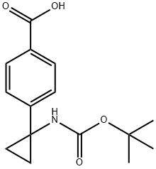 4-(1-((叔丁氧基羰基)氨基)环丙基)苯甲酸