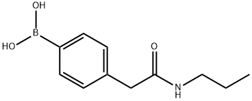 4-(N-丙基氨基羰基甲基)苯硼酸