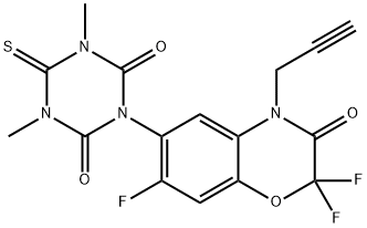 1,5-dimethyl-6-thioxo-3-(2,2,7-trifluoro-3-oxo-4-(prop-2-ynyl)-3,4-dihydro-2H-benzo[b][1,4]oxazin-6-yl)-1,3,5-triazinane-2,4-dione