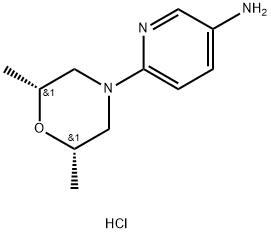 6-((2R,6S)-2,6-二甲基吗啉代)吡啶-3-胺盐酸