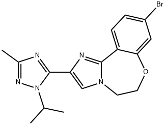 9-溴-2-(1-异丙基-3-甲基-1H-1,2,4-三唑-5-基)-5,6-二氢苯并[F]咪唑并[