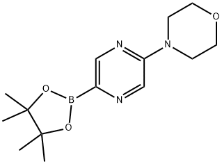 4-[5-(4,4,5,5-TETRAMETHYL-1,3,2-DIOXABOROLAN-2-YL)-2-PYRAZINYL]MORPHOLINE