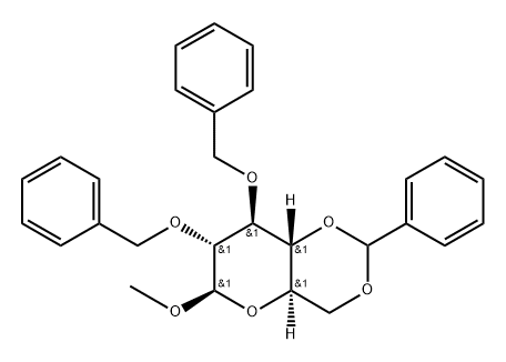 2,3-二-O-苄基-4,6-O-亚苄基-Β-D-吡喃葡萄糖苷甲酯