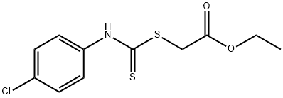 Ethyl=[[[(4-chlorophenyl)amino]thioxomethyl]thio]acetate