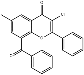 8-Benzoyl-3-chloro-6-methyl-2-phenylchromone