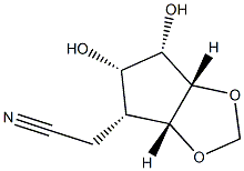 4H-Cyclopenta-1,3-dioxole-4-acetonitrile,tetrahydro-5,6-dihydroxy-,(3a-alpha-,4-bta-,5-bta-,6-bta-,6a-alpha-)-(9CI)