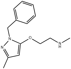 2-[(1-Benzyl-3-methyl-1H-pyrazol-5-yl)oxy]-N-methylethanamine