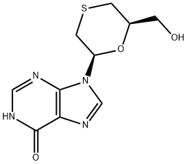 9-[(2R,6R)-6-(hydroxymethyl)-1,4-oxathian-2-yl]-3H-purin-6-one