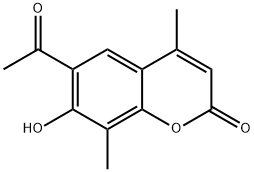 6-乙酰-7-羟基-4,8-二甲基-苯并吡喃-2-酮