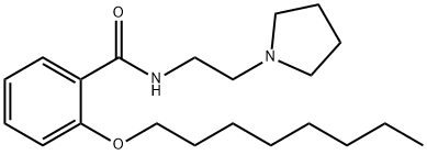 o-(Octyloxy)-N-[2-(1-pyrrolidinyl)ethyl]benzamide