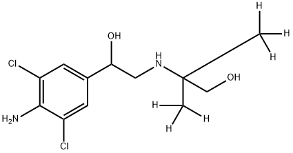 2-[[2-(4-amino-3,5-dichlorophenyl)-2-hydroxyethyl]amino]-3,3,3-trideuterio-2-(trideuteriomethyl)propan-1-ol