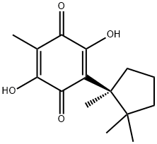 2,5-Dihydroxy-3-methyl-6-[(S)-1,2,2-trimethylcyclopentyl]-2,5-cyclohexadiene-1,4-dione