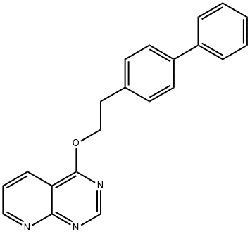 4-(2-(1,1'-Biphenyl)-4-ylethoxy)pyrido(2,3-d)pyrimidine