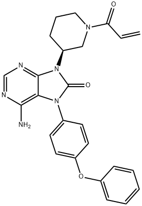 6-氨基-7,9-二氢-9-[(3S)-1-(1-氧代-2-丙烯-1-基)-3-哌啶基]-7-(4-苯氧基苯基)-8H-嘌呤-8-酮