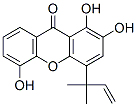 1,2,5-Trihydroxy-4-(1,1-dimethyl-2-propenyl)xanthone