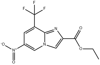 6-硝基-8-(三氟甲基)咪唑并[1,2-A]吡啶-2-甲酸乙酯