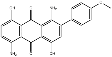 1,5-diamino-4,8-dihydroxy-2-(4-methoxyphenyl)anthraquinone