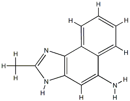 1H-Naphth[1,2-d]imidazol-5-amine,2-methyl-(9CI)