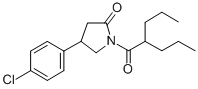 4-(4-chlorophenyl)-1-(2-propylpentanoyl)pyrrolidin-2-one