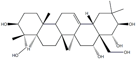 Olean-12-ene-3β,16α,21β,22α,23,28-hexol