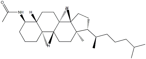 4α-Acetylamino-5α-cholestane