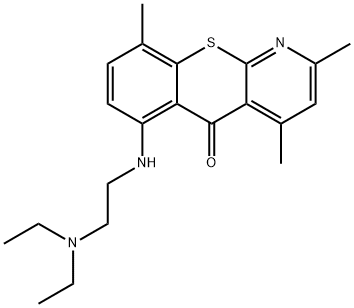 6-(2-二乙基氨基乙胺)-2,4,9-(三甲基)苯并噻喃并[2,3-B]吡啶-5-酮