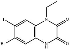 6-BroMo-1-ethyl-7-fluoro-4H-quinoxaline-2,3-dione