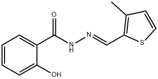 2-hydroxy-N'-[(3-methyl-2-thienyl)methylene]benzohydrazide