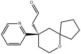 2-[(9R)-9-(PYRIDIN-2-YL)-6-OXASPIRO[4.5]DECAN-9-YL]ACETALDEHYDE