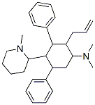 2-[3-Allyl-4-(dimethylamino)-2,6-diphenylcyclohexyl]-1-methylpiperidine