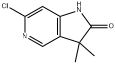 6-chloro-3,3-dimethyl-1H-pyrrolo[3,2-c]pyridin-2(3H)-one