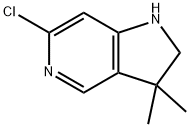 6-CHLORO-3,3-DIMETHYL-2,3-DIHYDRO-1H-PYRROLO[3,2-C]PYRIDINE