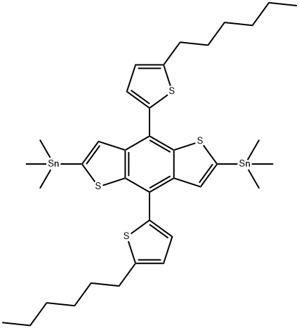 4,8-Bis-(5-hexyl-thiophen-2-yl)-2,6-bis-trimethylstannanyl-1,5-dithia-s-indacene