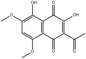 2-Acetyl-3,5-dihydroxy-6,8-dimethoxy-1,4-naphthoquinone