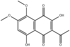 2-Acetyl-3,8-dihydroxy-5,6-dimethoxy-1,4-naphthoquinone