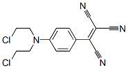 2-[4-[bis(2-chloroethyl)amino]phenyl]ethene-1,1,2-tricarbonitrile