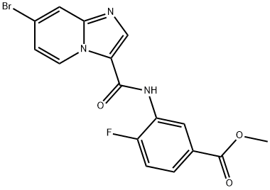 methyl3-(7-bromoimidazo[1,2-a]pyridine-3-carboxamido)-4-fluorobenzoate