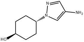 trans-4-(4-amino-1H-pyrazol-1-yl)cyclohexan-1-ol