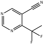 4-(1,1-二氟-乙基)-5-氰基嘧啶