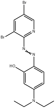 2-(3,5-二溴-2-吡啶偶氮)-5-二乙氨基酚